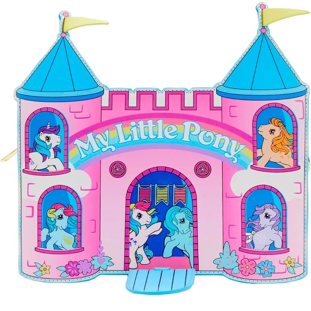 Loungefly Hasbro My Little Pony Castle Cross Body Bag. NWT​​